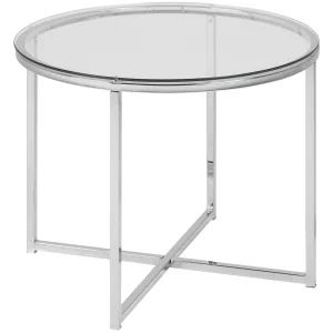 Cape hoektafel Ø55cm helder.