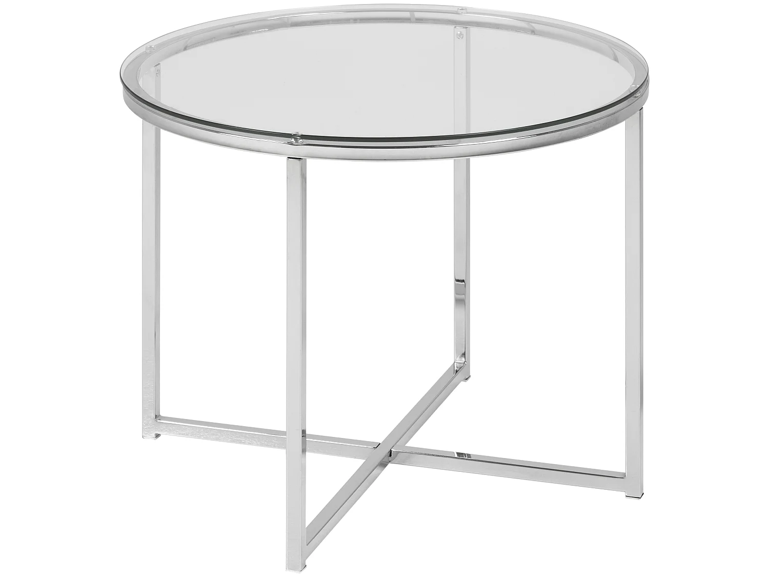 Cape hoektafel Ø55cm helder.
