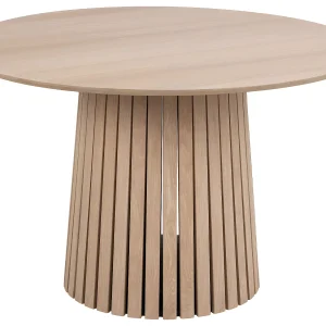 Chrissy eetkamertafel Ø120cm natuur.