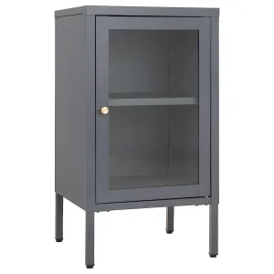 Dalby vitrinekast 1 glazen deur grijs. Dalby vitrinekast 1 glazen deur grijs.