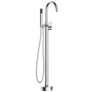 Charme mechanische vloerkolom voor vrijstaand bad Verchroomde – Essebagno Charme mechanische vloerkolom voor vrijstaand bad Verchroomde – Essebagno
