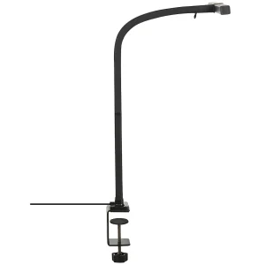 LED vastklembare bureaulamp AURIGA Met bewegingssensor Metaal Zwart