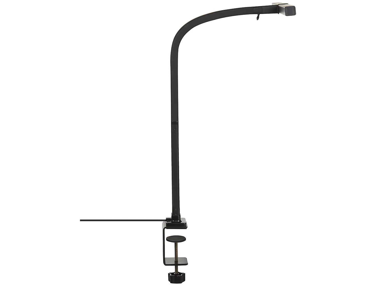 LED vastklembare bureaulamp AURIGA Met bewegingssensor Metaal Zwart