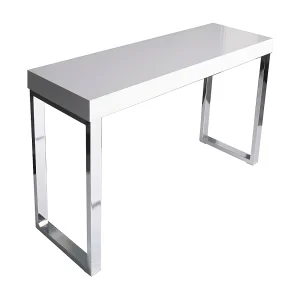 Bureau – MDF & metaal – wit – OLIMP Bureau – MDF & metaal – wit – OLIMP