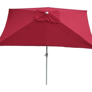 Castellammare parasol 2x3m kantelbaar, bordeaux Castellammare parasol 2x3m kantelbaar, bordeaux