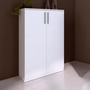 Schoenenkast MATHIAS – 2 deuren – Wit