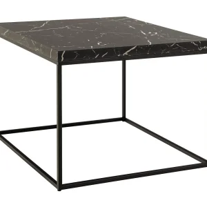 Carossa salontafel 60cm marmer decor zwart.