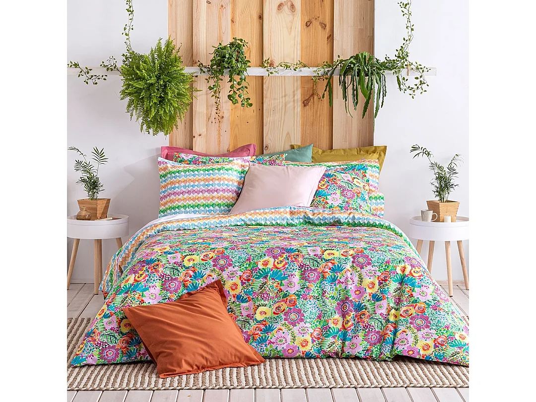 Dekbedovertrek Naf Naf LOLA veelkleurig 260x240 cm