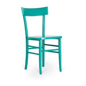 Brera Chaise en bois turquoise 2 pcs