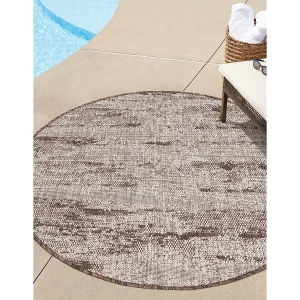 Buitenkleed – 122×122 – Bruin – Tulum Modern Buitenkleed – 122×122 – Bruin – Tulum Modern