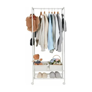 Design kapstok met 3 planken en 8 haken, solide kapstok, halkapstok, 39x39x169cm Design kapstok met 3 planken en 8 haken, solide kapstok, halkapstok, 39x39x169cm