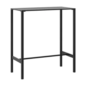 Chrysto  Bartafel 100x50x110 cm gepoedercoat staal zwart