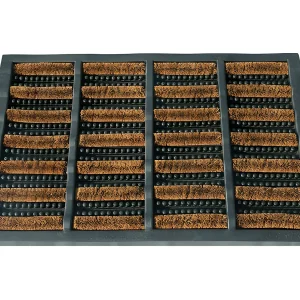 Combi-Mat kokos deurmat 40×60 cm voor binnen en overdekt buiten Combi-Mat kokos deurmat 40×60 cm voor binnen en overdekt buiten