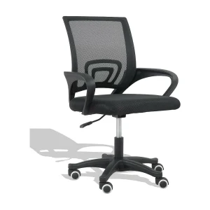 Bureaustoel in Mesh stof – Town – Zwart Bureaustoel in Mesh stof – Town – Zwart