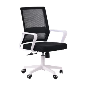 Bureaustoel in Mesh stof – Mars – Zwart Bureaustoel in Mesh stof – Mars – Zwart