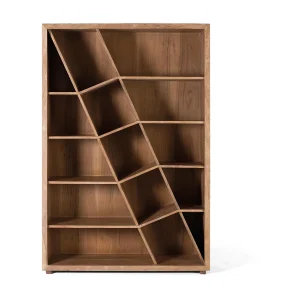 Bibliothèque en bois manguier et zwart Bibliothèque en bois manguier et zwart