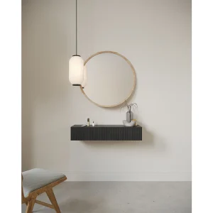 Console – 90 cm – met laden – hangend – kleur Portland essenhout – NOLIE Console – 90 cm – met laden – hangend – kleur Portland essenhout – NOLIE