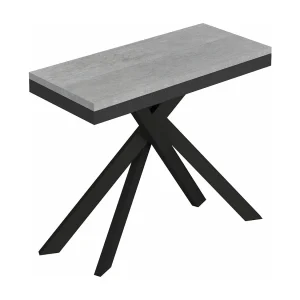 Console extensible 90×40/196 cm Saki Small Evolution structure béton anthracite Console extensible 90×40/196 cm Saki Small Evolution structure béton anthracite