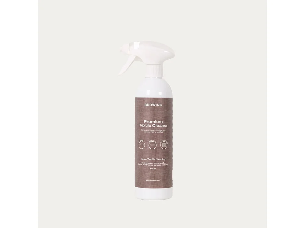 BUDWING Premium Reinigingsspray - Verwijdert vlekken en geuren op banken, matrassen en stoffen, veilig en praktisch
