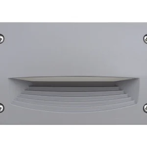 DEVON moderne en veelzijdige stijl voor buiteninbouw – L.18,8 cm – rechthoekig – Gx53 LED T2 3W – hars – K select – ip66 – hars en grijs