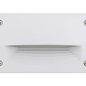 DEVON moderne en veelzijdige stijl voor buiteninbouw – L.18,8 cm – rechthoekig – Gx53 LED T2 3W – hars – K select – ip66 – hars en wit