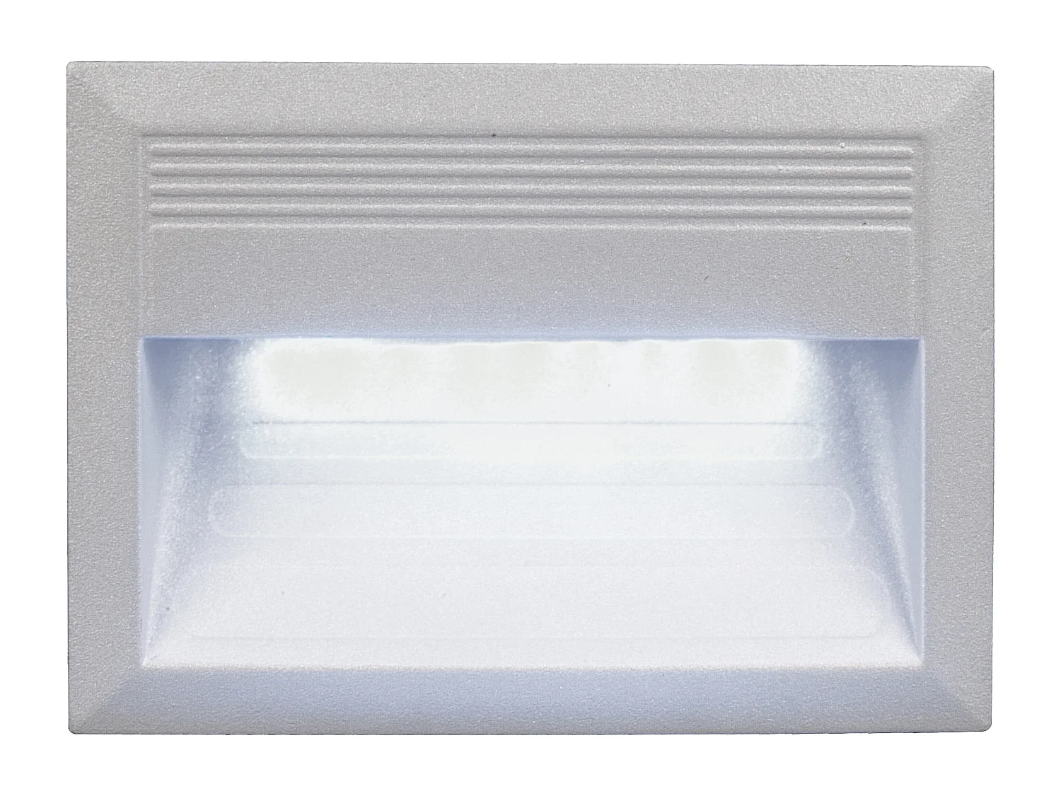Klassieke stijl DALI buiteninbouwlamp - Hoogte 13,5 cm - 1,8W SMD LED - aluminium - ip65 - grijs