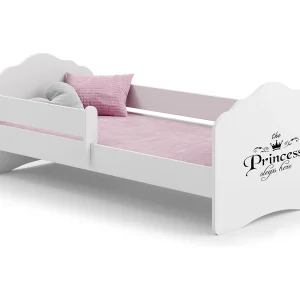 Cama de criança 140 x 70 colchão e estrado incluídos Kobi Wave Princess Cama de criança 140 x 70 colchão e estrado incluídos Kobi Wave Princess