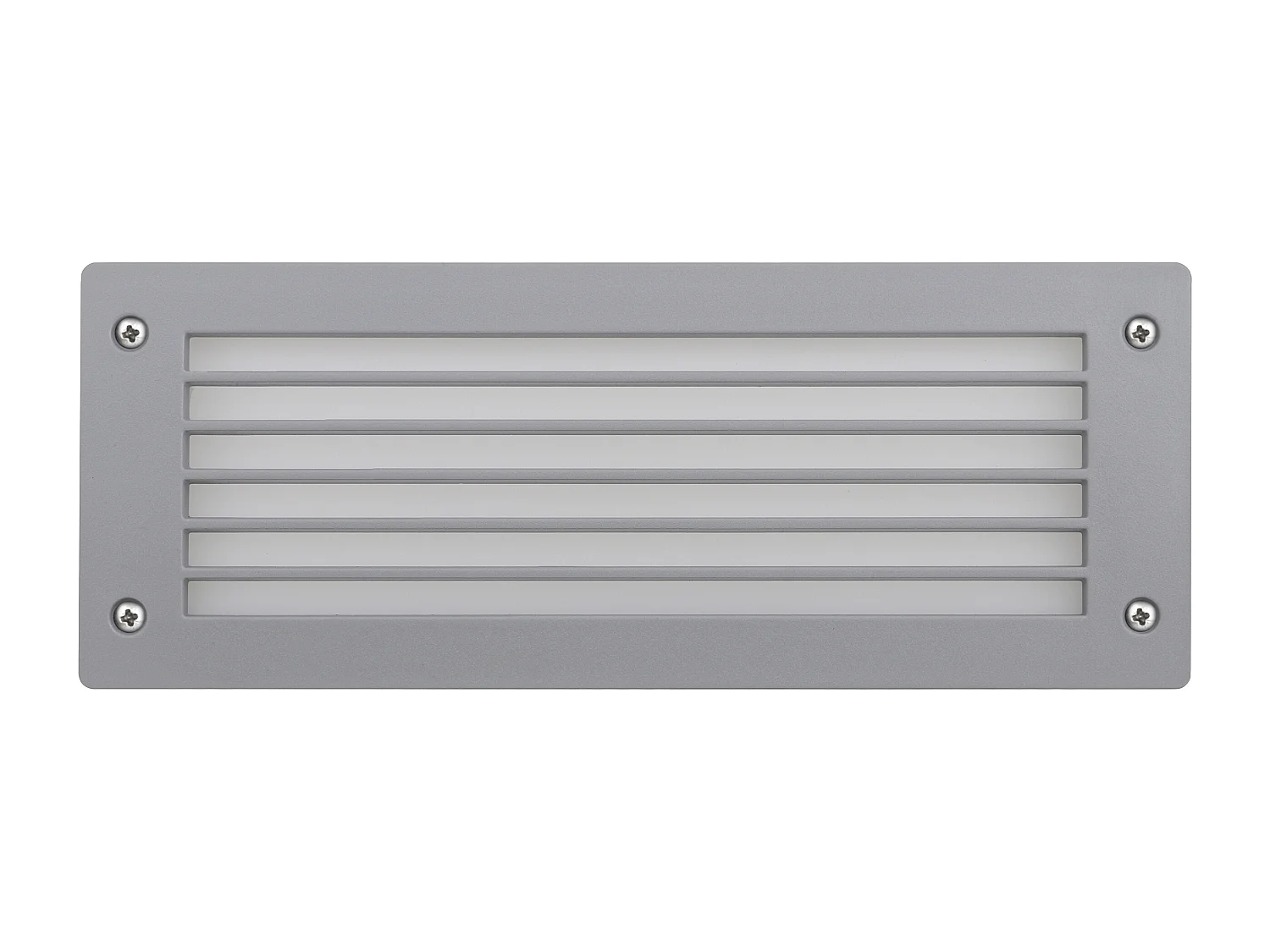 DEVON outdoor inbouw moderne en veelzijdige stijl - L. 29,3 - rechthoekig met rooster - 2x Gx53 LED T2 3W - hars - K select - ip66 - hars en grijs