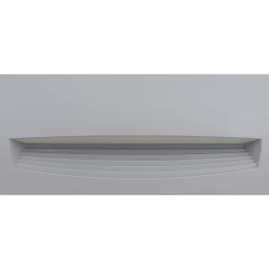 DEVON moderne en veelzijdige stijl voor buiteninbouw – L. 29,3 – rechthoekig – 2x Gx53 LED T2 3W – hars – K select – ip66 – hars en wit