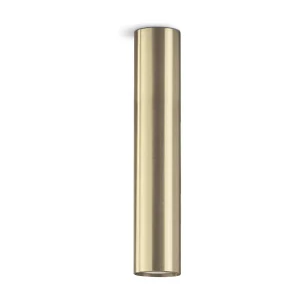 Deckenleuchte im modernen Stil TANIA – H. 33 cm x T. 5,5 cm – GU10 50W – Stahl und Gold – IP20