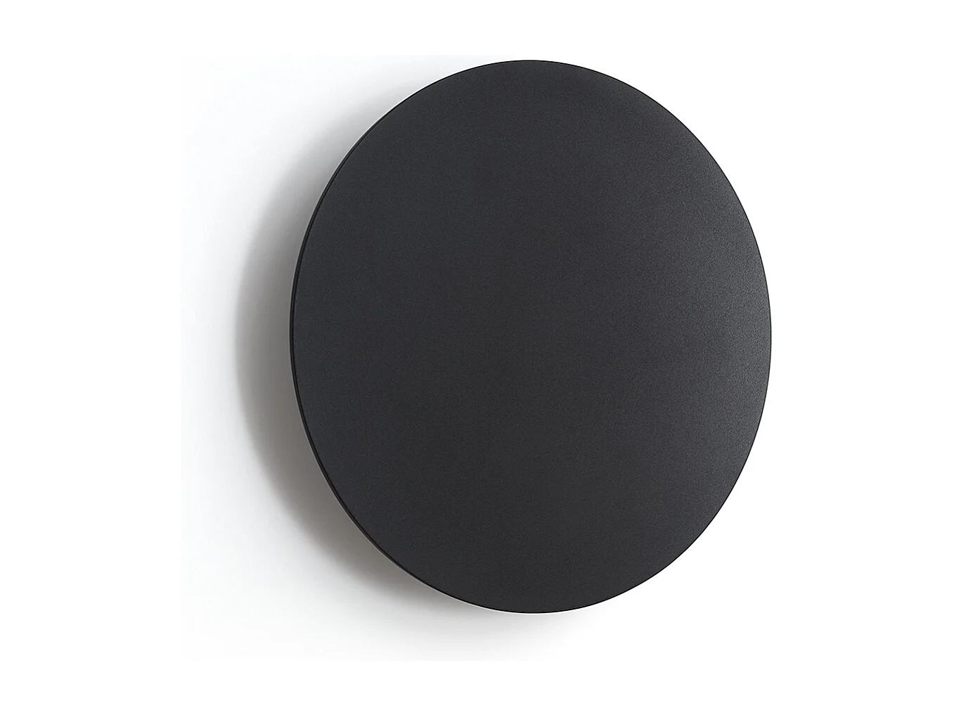 CIRCULAR wandlamp moderne en veelzijdige stijl - D.ø25 cm - LED SMD 13W - 1155lm en 3k - aluminium en zwart