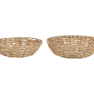 Decoratieve schaal DALAT Set van 2 Natuurlijk
