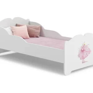 Cama de criança 140 x 70 com colchão e estrado incluídos Kobi Anna Princess in a Crown Cama de criança 140 x 70 com colchão e estrado incluídos Kobi Anna Princess in a Crown