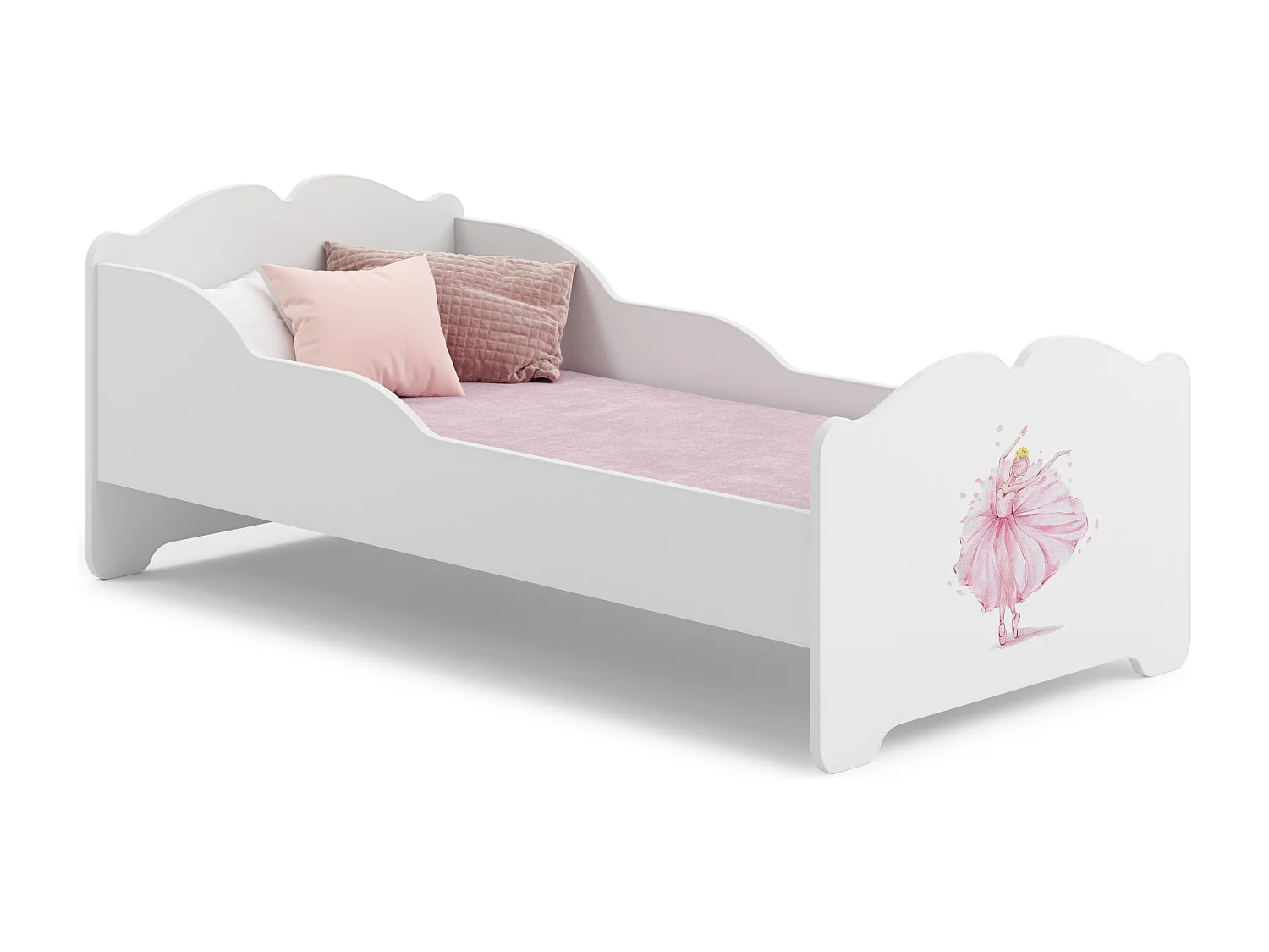 Cama de criança 160 x 80 com colchão e estrado incluídos Kobi Anna Princess in the Crown