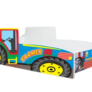 Cama de criança com colchão e estrado incluídos 160 x 80 Kobi Tractor Colorful Cama de criança com colchão e estrado incluídos 160 x 80 Kobi Tractor Colorful