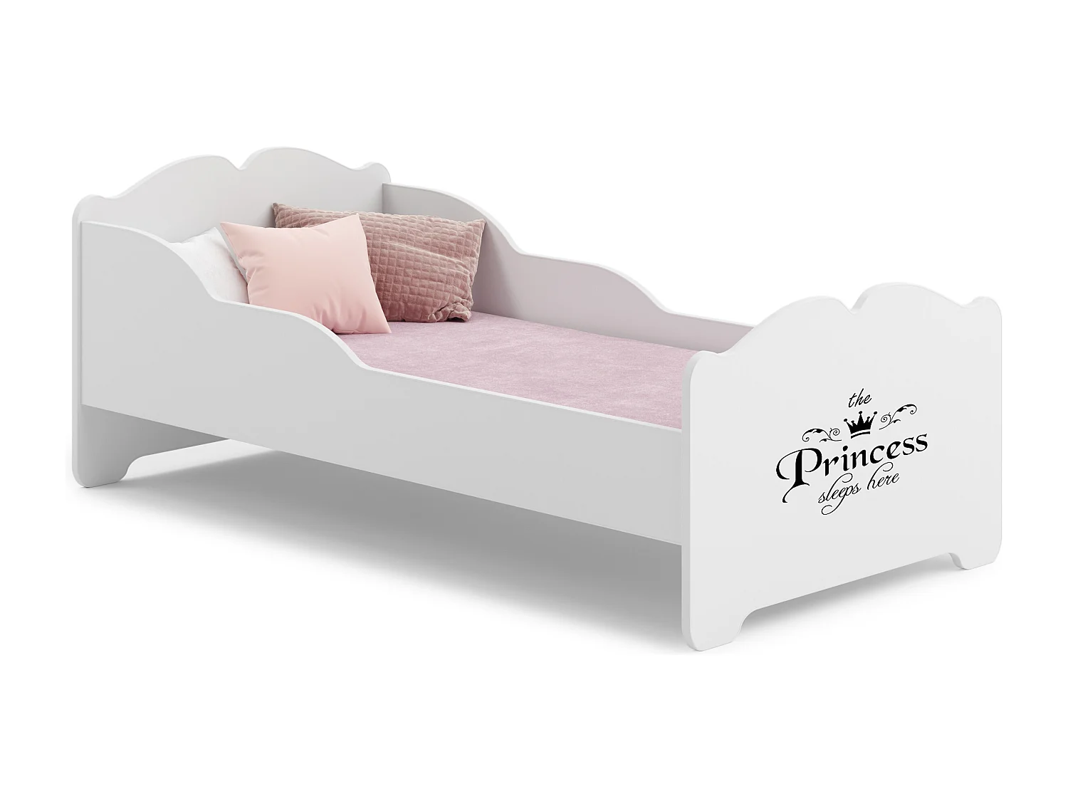 Cama de criança 140 x 70 com colchão e estrado incluídos Kobi Anna Princess