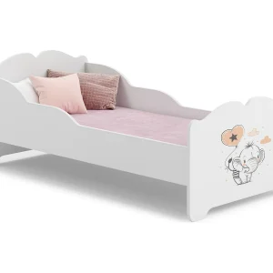Cama de criança 160 x 80 com colchão e estrado incluídos Kobi Anna Elephant Cama de criança 160 x 80 com colchão e estrado incluídos Kobi Anna Elephant