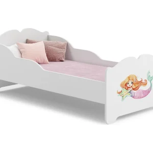 Cama de criança 160 x 80 com colchão e estrado incluídos Kobi Anna Mermaid Cama de criança 160 x 80 com colchão e estrado incluídos Kobi Anna Mermaid