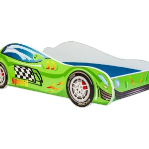 Cama de criança com colchão e estrado incluídos 140 x 70 Kobi Speed Car Cama de criança com colchão e estrado incluídos 140 x 70 Kobi Speed Car