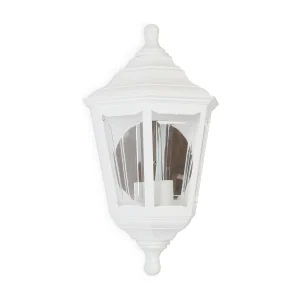 CLIC CLAC 6 klassieke stijl wandlamp – H 44 cm x breedte 25 cm – E27 42W – polyamide – ip44 – wit