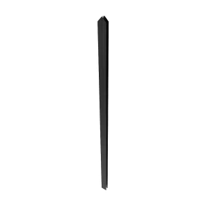 Connector voor glazen binnenraam in aluminium H130 cm Zwart TOLLESON Connector voor glazen binnenraam in aluminium H130 cm Zwart TOLLESON