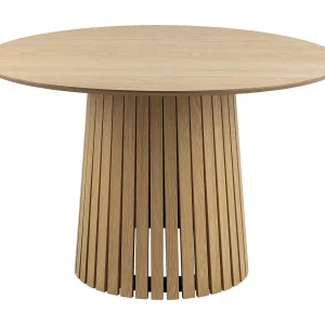 Chris eetkamertafel Ø120 cm eikenfineer.