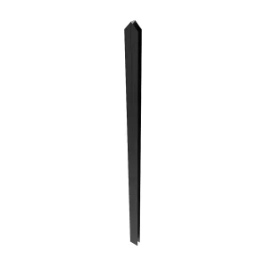Connector voor glazen binnenraam in aluminium H105 cm Zwart TOLLESON Connector voor glazen binnenraam in aluminium H105 cm Zwart TOLLESON