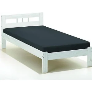 Corine wit massief grenen eenpersoonsbed 90x200cm