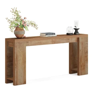 Consoletafel 160 x 30 x 85 cm, bijzettafel, haltafel, salontafel voor kleine ruimtes