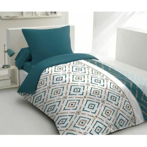 Dekbedset – 1 dekbedovertrek 140 x 200 cm + 1 kussensloop 63 x 63 cm – Eendblauw Dekbedset – 1 dekbedovertrek 140 x 200 cm + 1 kussensloop 63 x 63 cm – Eendblauw