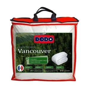 Deken met gematigde temperatuur Vancouver – Wit 220 x 240 cm – Cocooning Comfort – Franse Fabricage