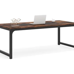 Computerbureau, laptopbureau, studeertafel, studeertafel voor thuiskantoor, rustiek bruin Computerbureau, laptopbureau, studeertafel, studeertafel voor thuiskantoor, rustiek bruin