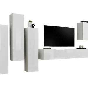 Set van design woonkamermeubels collectie SWITCH III. Kleur glanzend wit. Set van design woonkamermeubels collectie SWITCH III. Kleur glanzend wit.