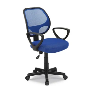 Bureaustoel IPOLIST – Blauw gaasstof – Comfort en moderniteit voor uw werkruimte Bureaustoel IPOLIST – Blauw gaasstof – Comfort en moderniteit voor uw werkruimte